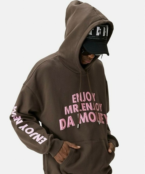 MR.ENJOY DA MONEY パーカー 「MR. ENJOY MONEY」THREE
