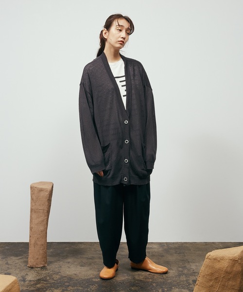 カーディガン makayuri様 MARY QUANT/フェザー シャギーニット カーディガン 限定展開