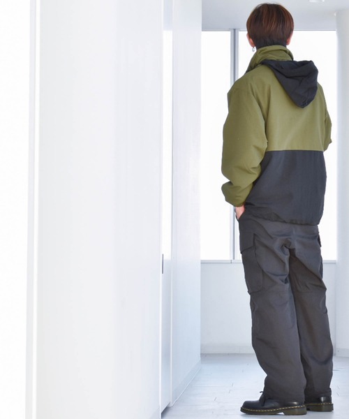 マウンテンパーカー ウインドブレーカー ナイロンワッシャー バイ