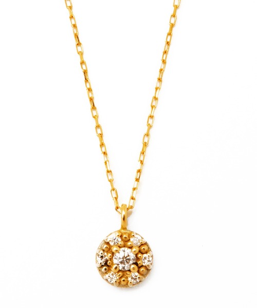「les bon bon」stella / olivia / Ava diamond necklace BOB388 / BOB389 / 【ハート】