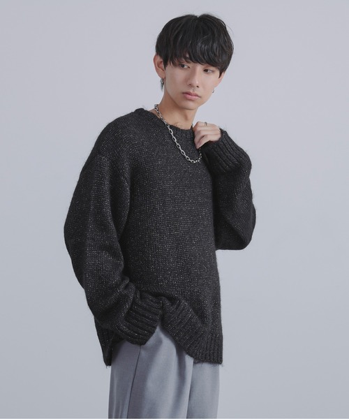 Ellno Loset セーター ニット ラメルーズニット メンズ レディース