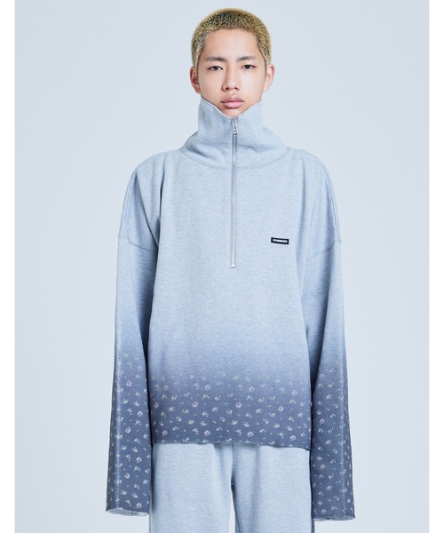 トレーナー スウェット /Little sunny bite/original flower print sweat crew レディース メンズ