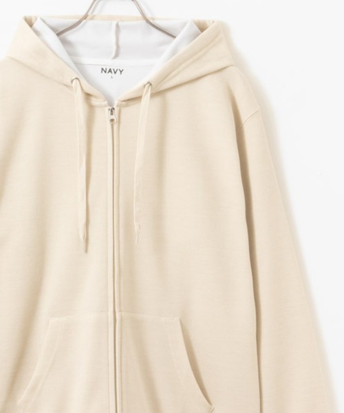 NAVY（ファッション） パーカー NAVY ダブルフェイスジップ