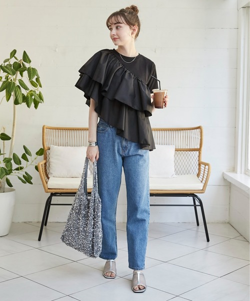 tシャツ 「追加」アシンメトリーフリルTEE レディース JOURNAL STANDARD relume tシャツ 「追加」アシンメトリーフリル