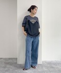 tシャツ Tシャツ ビスチェリメイク風Tシャツ...の詳細画像1