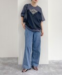 tシャツ Tシャツ ビスチェリメイク風Tシャツ...の詳細画像4