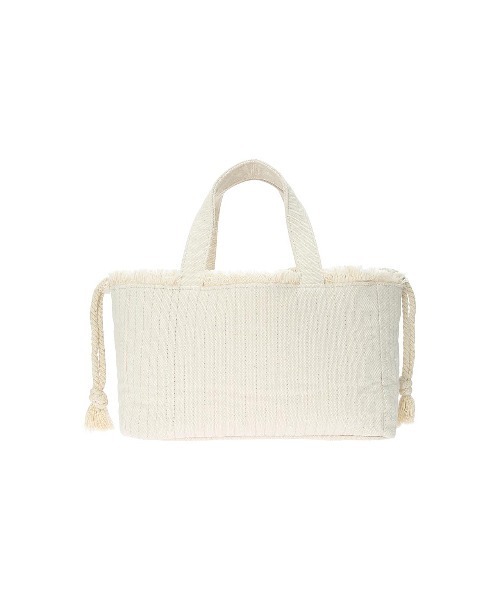 【専用】ALEXIA STAM アイボリー トートバッグ ALEXIA STAM（アリシアスタン）の「Side Ribbon Tote Bag