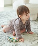 ベビー服 ロンパース 「ベビー」ワッフル 長袖...の詳細画像5