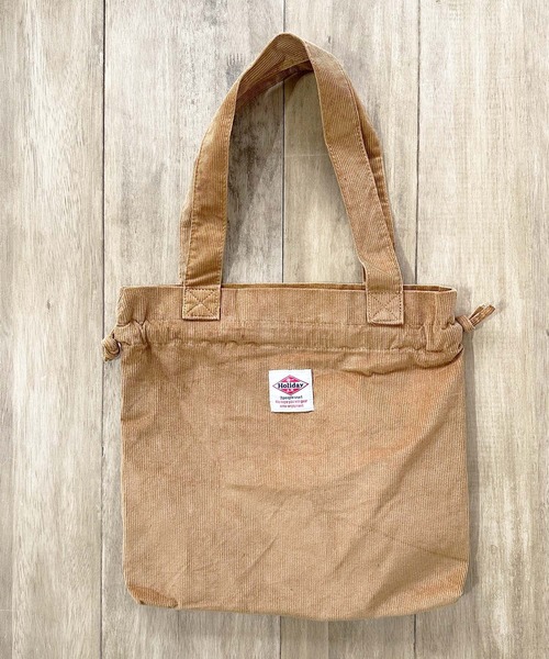 BAYBLO トートバッグ (KS)コーデュロイ巾着トート メンズ レディース