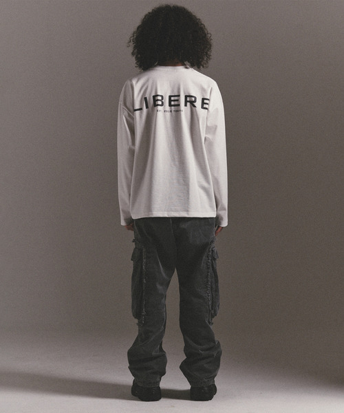 LIBERE tシャツ リベーレ / LOGO LS TEE ロゴグラフィック