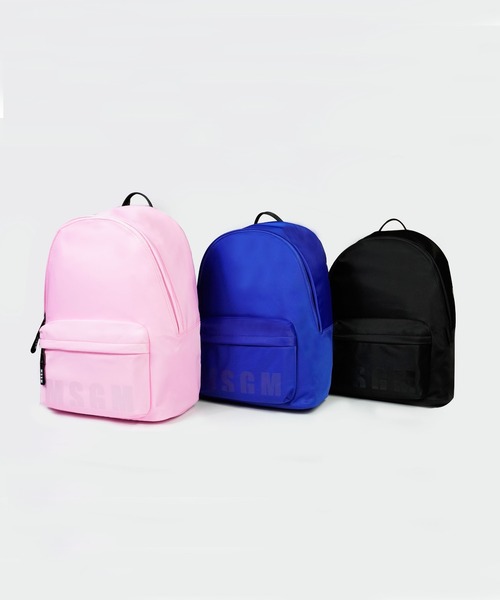 【関税込】MSGM ロゴ ナイロンバックパック MSGM KIDS リュック 「NEW」MSGMロゴ ナイロンバックパック