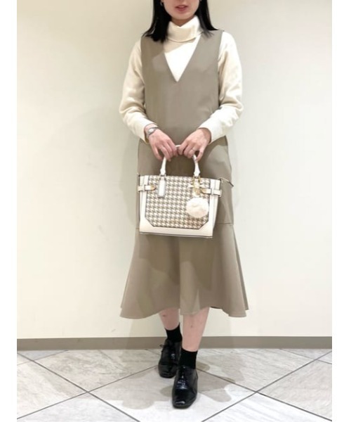 Samantha Vega（サマンサベガ） ハンドバッグ 千鳥格子ベルト金具