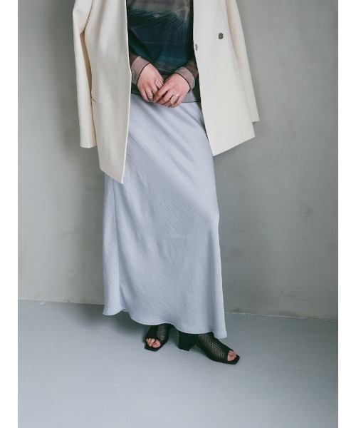 sahara Silky Satin Skirt サテンスカート sahara スカート Silky Satin Skirt/シルキーサテンスカート
