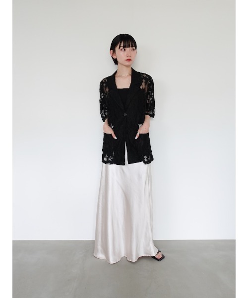 sahara Silky Satin Skirt サテンスカート sahara スカート Silky Satin Skirt/シルキーサテンスカート