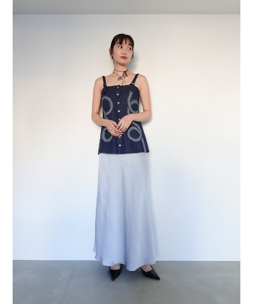 sahara Silky Satin Skirt サテンスカート sahara スカート Silky Satin Skirt/シルキーサテンスカート