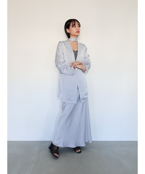sahara スカート Silky Satin Skirt/シルキーサテンスカート