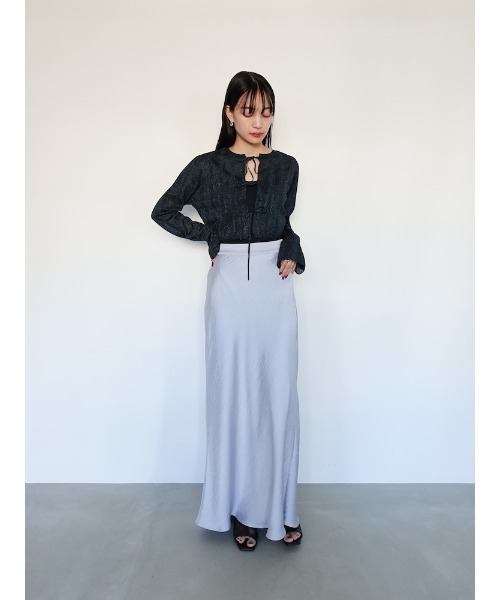 sahara スカート Silky Satin Skirt/シルキーサテンスカート