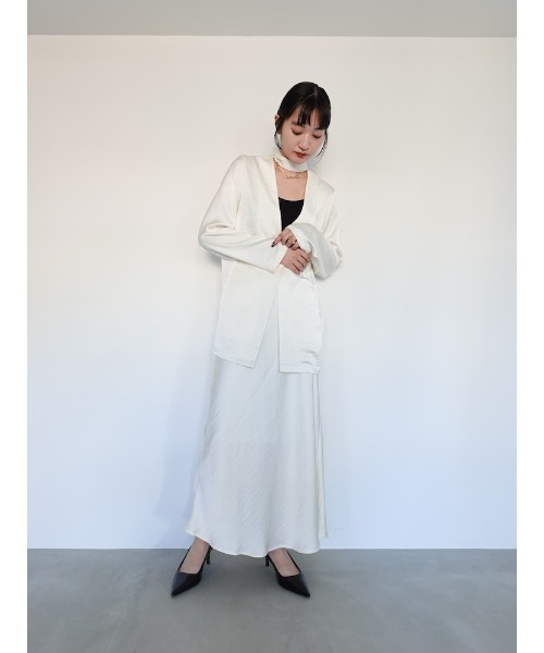 sahara（サハラ） スカート Silky Satin Skirt/シルキーサテンスカート