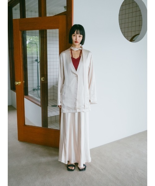 sahara Silky Satin Skirt サテンスカート sahara スカート Silky Satin Skirt/シルキーサテンスカート