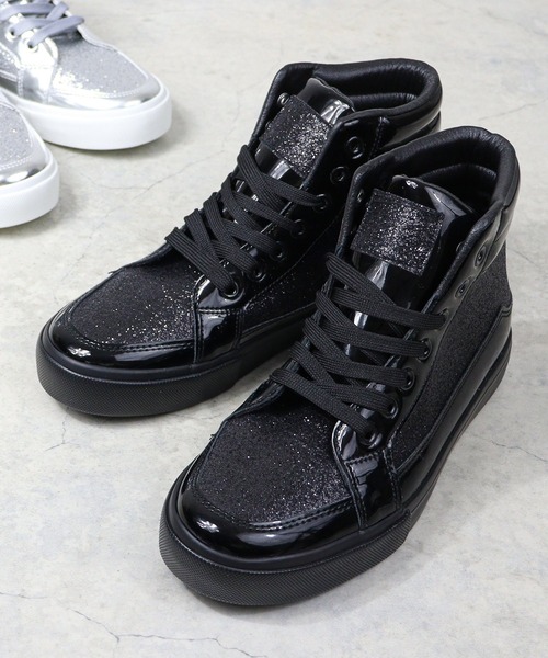 LOVEHUNTER（ラブハンター） スニーカー ラメ ハイカットスニーカー