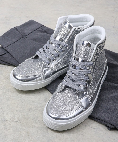 LOVEHUNTER（ラブハンター） スニーカー ラメ ハイカットスニーカー