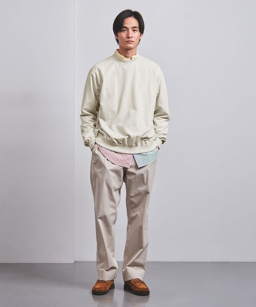UNITED ARROWS トレーナー スウェット ピーチスキン クルー