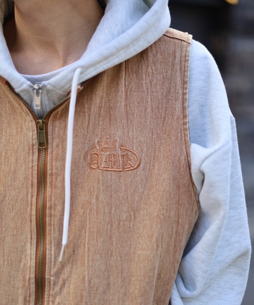 ATMARK ベスト ジレ 「フリーサイズ / UNISEX 」ピグメント AMK