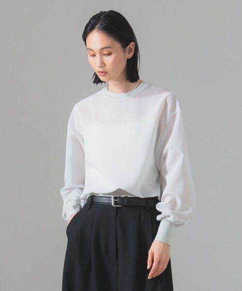 ブラウス シャツ B7 / cami blouse(キャミブラウス) レディース KOEISTORE ブラウス レディース 春 夏 春夏 白 無地 シャツ