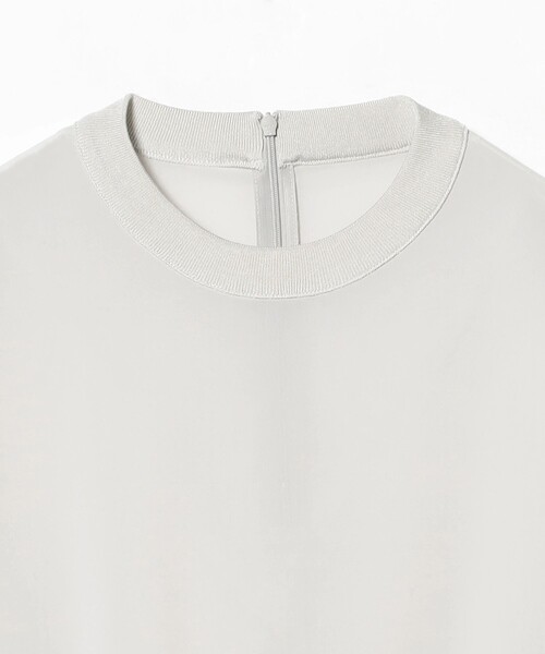 ブラウス シャツ ニット コンビ シアーブラウス「手洗い可」 レディース Demi-Luxe BEAMS ブラウス シャツ ニット コンビ シアーブラウス