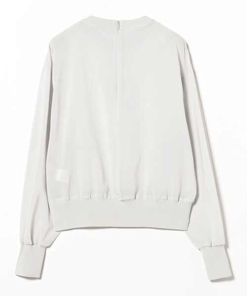 「Demi-Luxe BEAMS」 長袖ブラウス ONE SIZE ホワイト レディース Demi-Luxe BEAMS ブラウス シャツ LEE × / ブラウスライクTOP .M