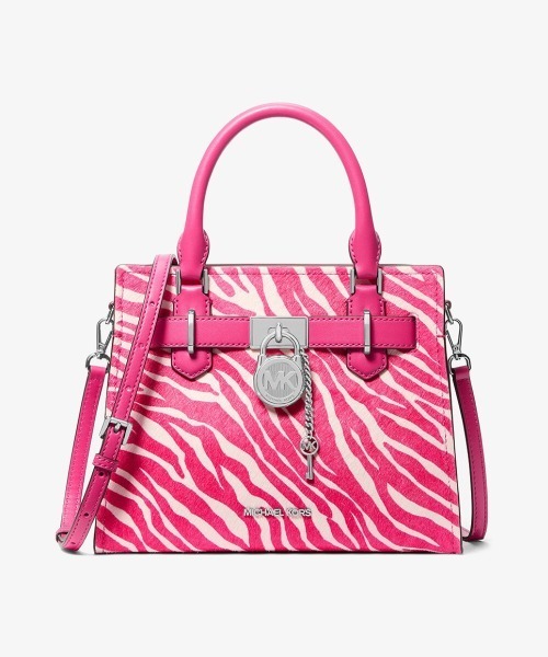 Michael Kors Heart Studs 2Way Handbag Ultra Pink | eBay