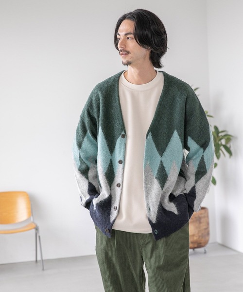 niko and...カーディガン niko and…（ニコアンド） ニットカーディガン FREE アイボリー