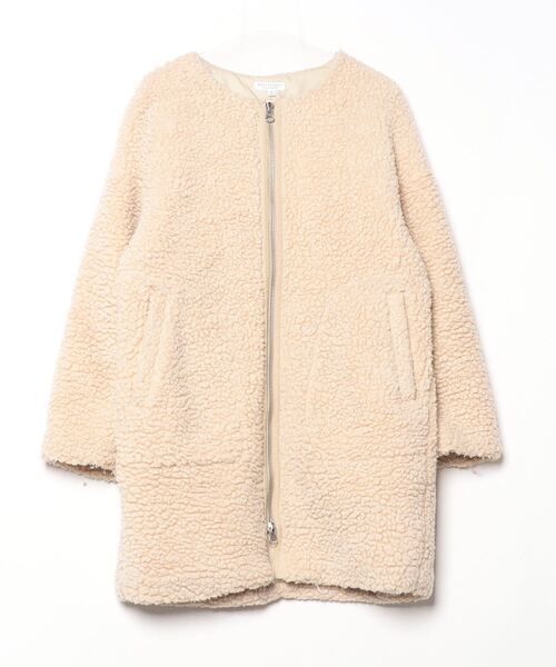 BEAUTY＆YOUTH UNITED ARROWS ノーカラーコート M オフホワイト