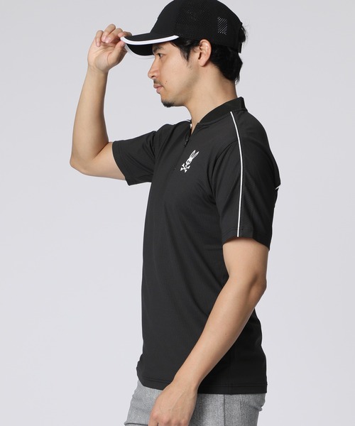 Psycho Bunny（サイコバニー） tシャツ 「GOLF」 ハーフジップ