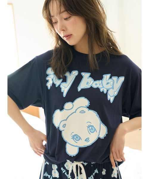 SNIDEL HOME パジャマ ルームウェア 「icy baby」「接触冷感」T