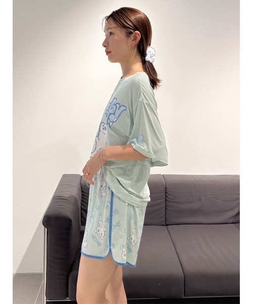 【icy baby】【接触冷感】Ｔシャツセットアップ 限定カラーあり】【icy baby】【接触冷感】Tシャツセットアップ