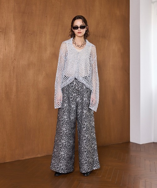 seyto パンツ seyto（セイト）の「Damage line flare pants / ダメージライン