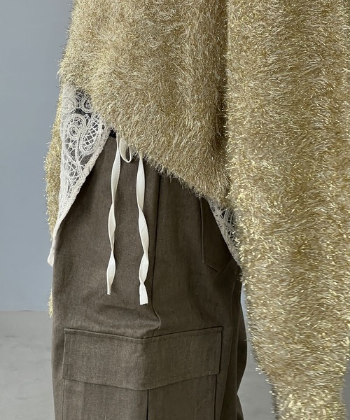 「chuclla」 長袖ニット FREE ブラック レディース_画像4