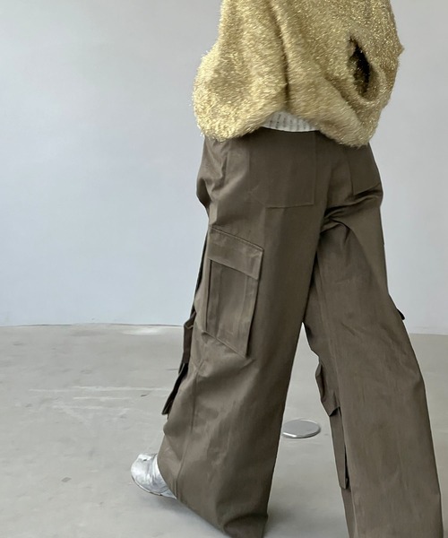 「chuclla」 長袖ニット FREE ブラック レディース_画像7