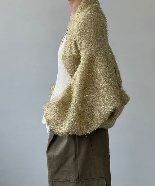 「chuclla」 長袖ニット FREE ブラック レディース_画像8