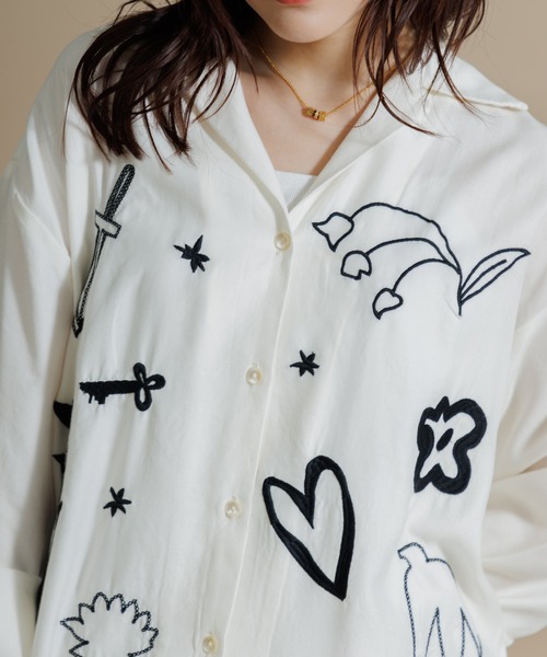 AMERICAN RAG CIE ブラウス シャツ 「MEN ， WOMEN」LEIN お