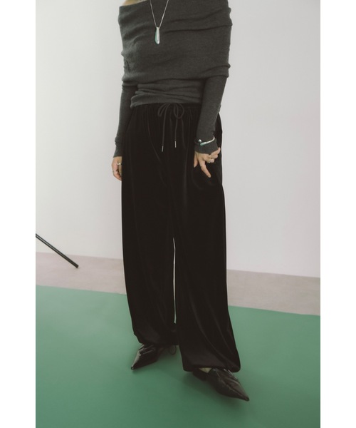 「DRWCYS」 イージーパンツ FREE オフホワイト レディース_画像3