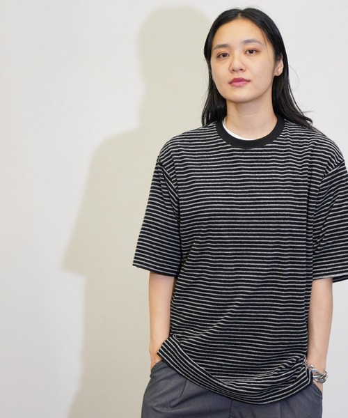 SUNNY SPORTS tシャツ / サニースポーツ PILE BORDER TEE パイル