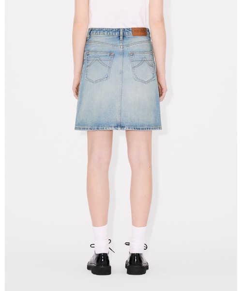 kenzo スカート　未使用品　42サイズ　KENZO Kenzo フローラル デニムスカート | ブルー | FARFETCH JP