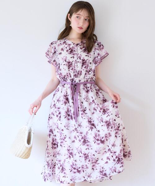本日のみのお値下げ Couture Broochのサマーフラワーブーケワンピース Couture Brooch ワンピース 「花柄・華やか・一枚で着映え