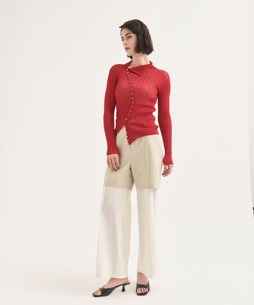 tシャツ 「RITAN/リタン」Sheer Rib Knit/シアーリブニット レディース RITAN tシャツ 「RITAN/リタン」Sheer Rib Knit/シアー