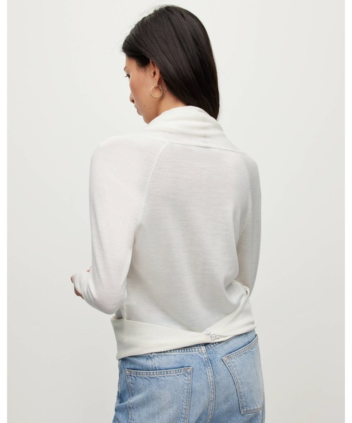 「ALLSAINTS」 ニットカーディガン X-SMALL ホワイト レディース_画像8