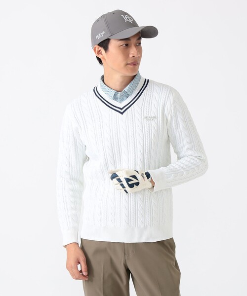 BEAMS GOLF レディスセーター BEAMS GOLF（ビームス ゴルフ）ORANGE LABEL / 襟付き ニット