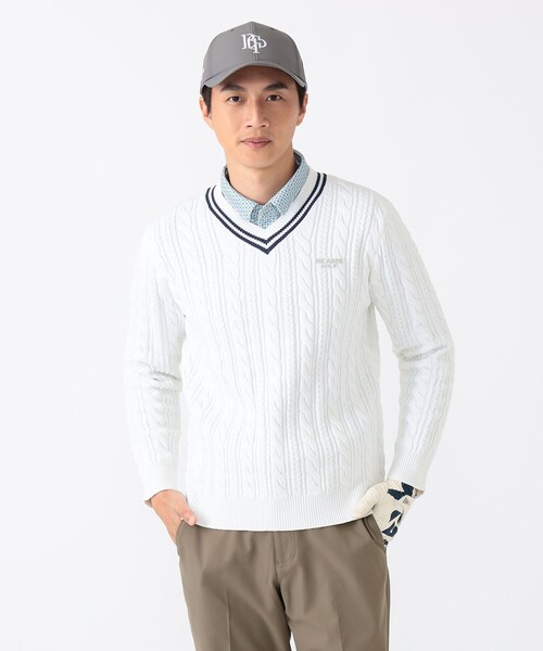 BEAMS - ビームスゴルフ   ニット BEAMS GOLF セーター ニット PURPLE LABEL / ケーブル編