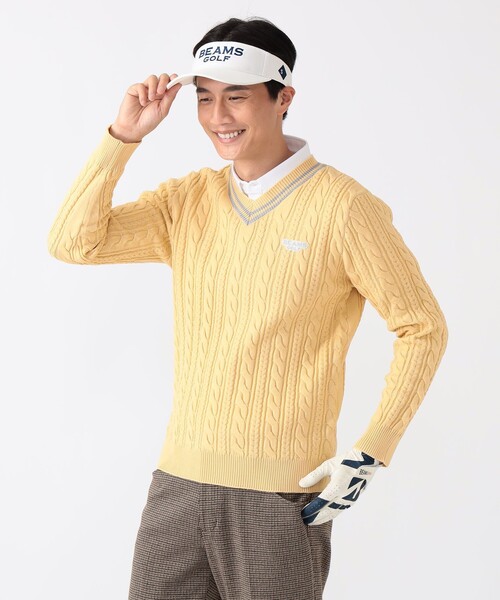 BEAMS GOLF セーター ニット PURPLE LABEL / ケーブル編